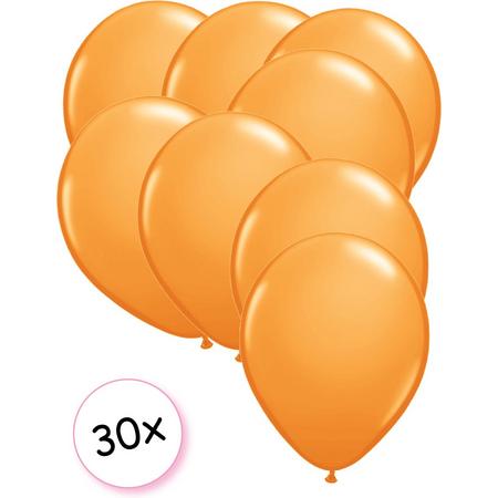 Ballonnen Oranje 30 stuks 27 cm